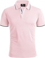 V VALANCH Golf Polo Shirts for Men Short Sleeve Moisture Wicking Summer Casual Collared Shirts Tennis Polo - Image 3